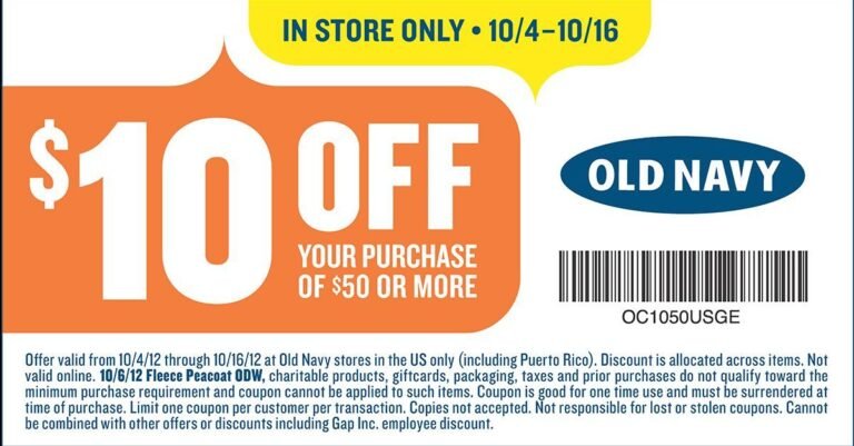 Old Navy Coupon